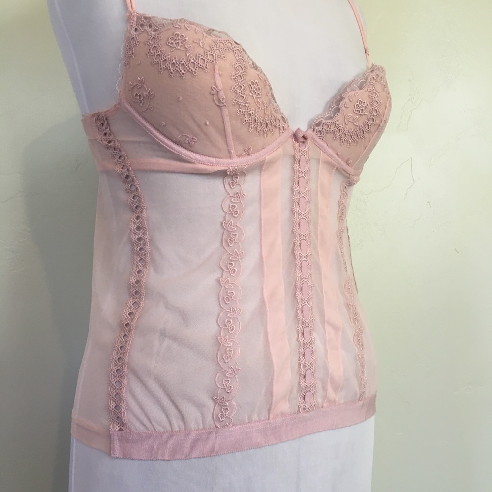 NWT La Perla Long Line Bustier Bra 36